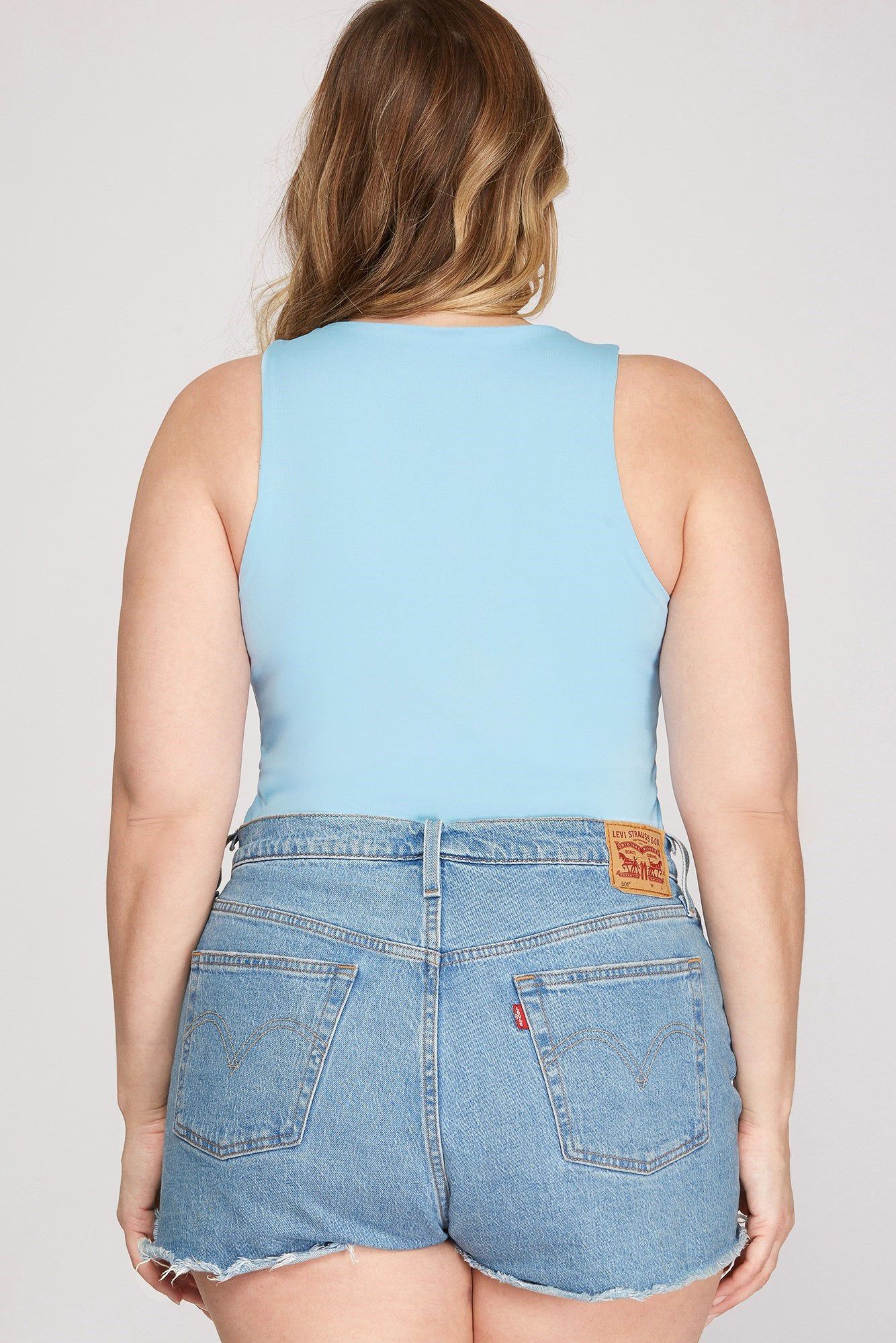 Knit Bodysuit (S-2X) sold by Valencia Boutique product image thumbnail 4