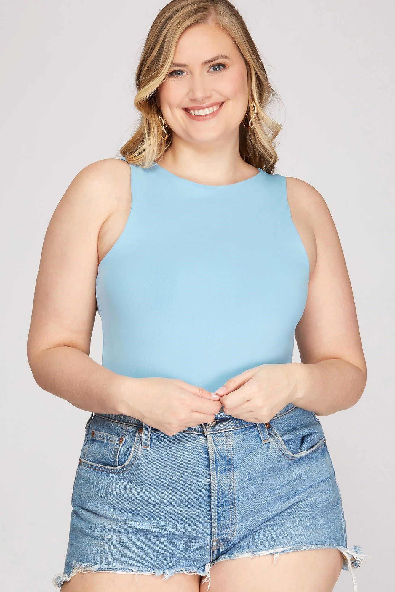 Knit Bodysuit (S-2X) sold by Valencia Boutique product image thumbnail 3