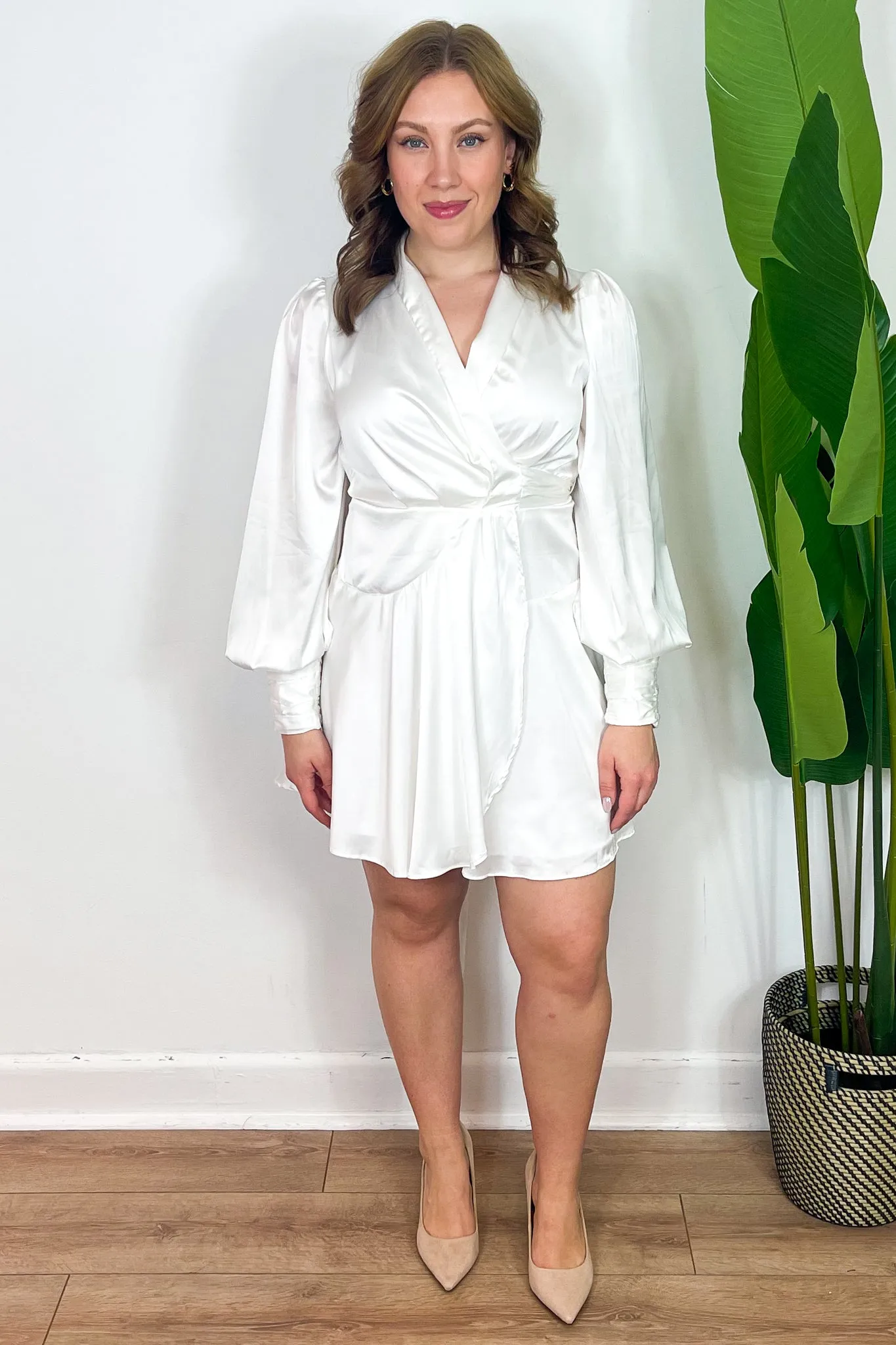 "I Do" Wrap Dress sold by Valencia Boutique product image thumbnail 3