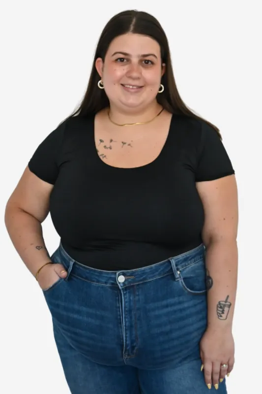 CURVE Compression Knit Tee sold by Valencia Boutique