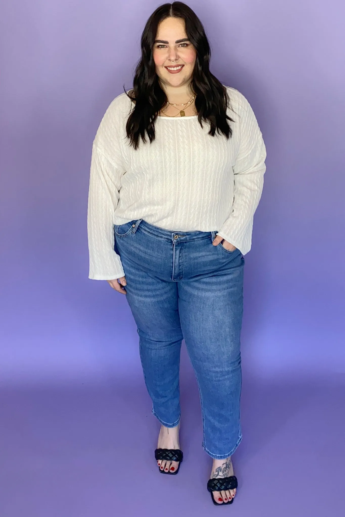 CURVE Straight Leg Jean sold by Valencia Boutique product image thumbnail 5