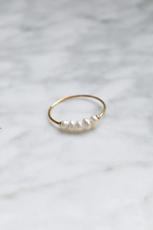 Pearl Ring sold by Valencia Boutique