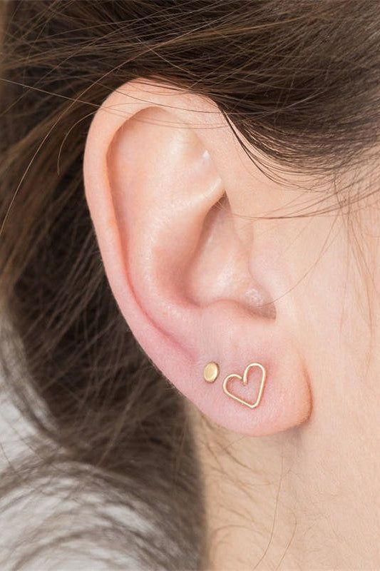 Heart Studs sold by Valencia Boutique product image thumbnail 2