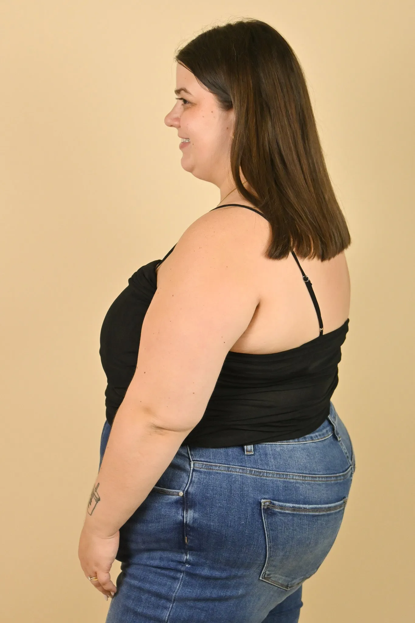 CURVE Ruched Tank sold by Valencia Boutique product image thumbnail 4