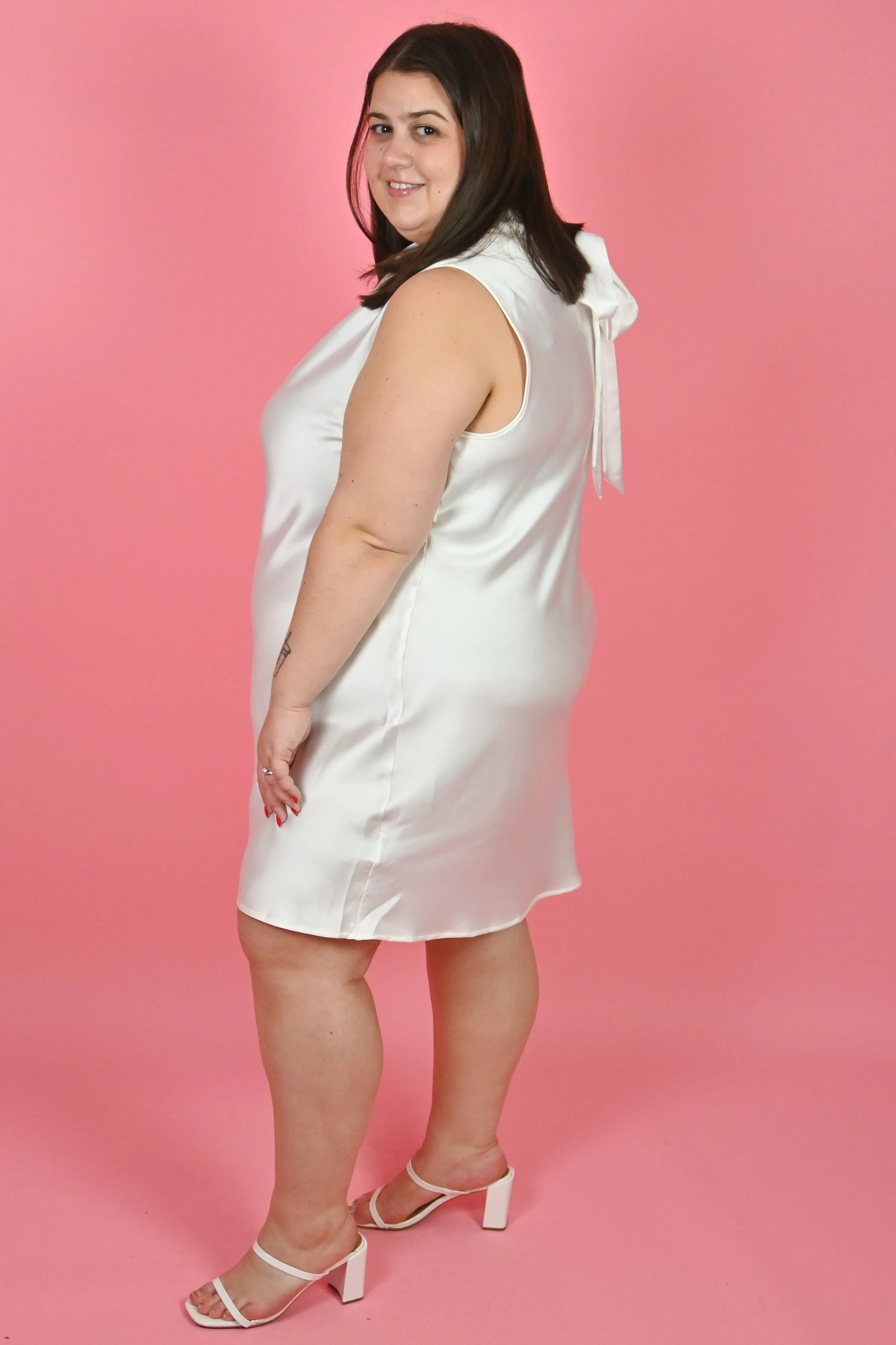 Cowl Neck Mini Dress (S-3X) sold by Valencia Boutique product image thumbnail 3