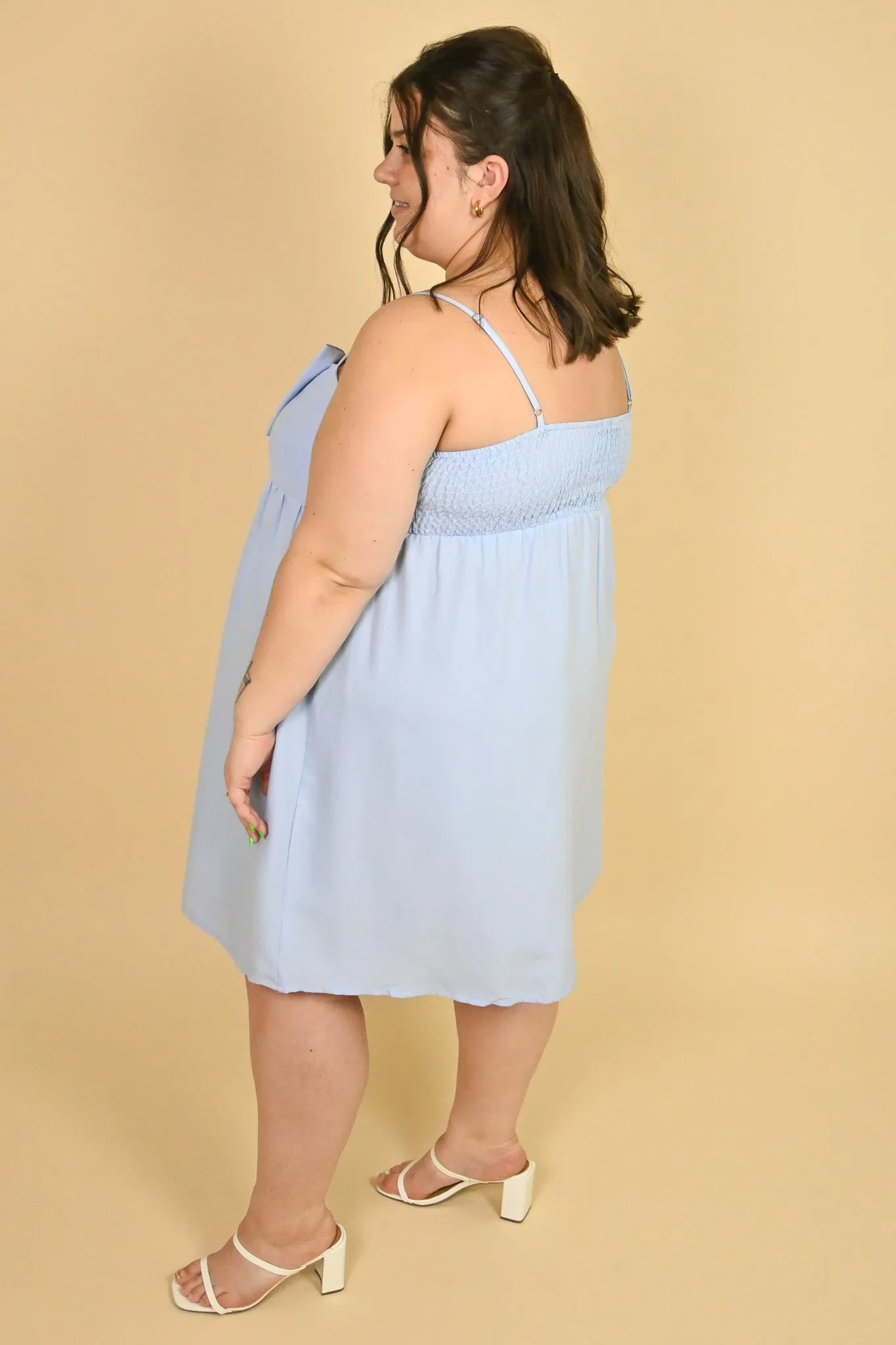 Bow Mini Dress (S-3X) sold by Valencia Boutique product image thumbnail 4