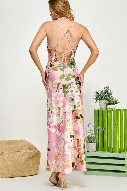 Floral Slip Dress sold by Valencia Boutique product image thumbnail 2