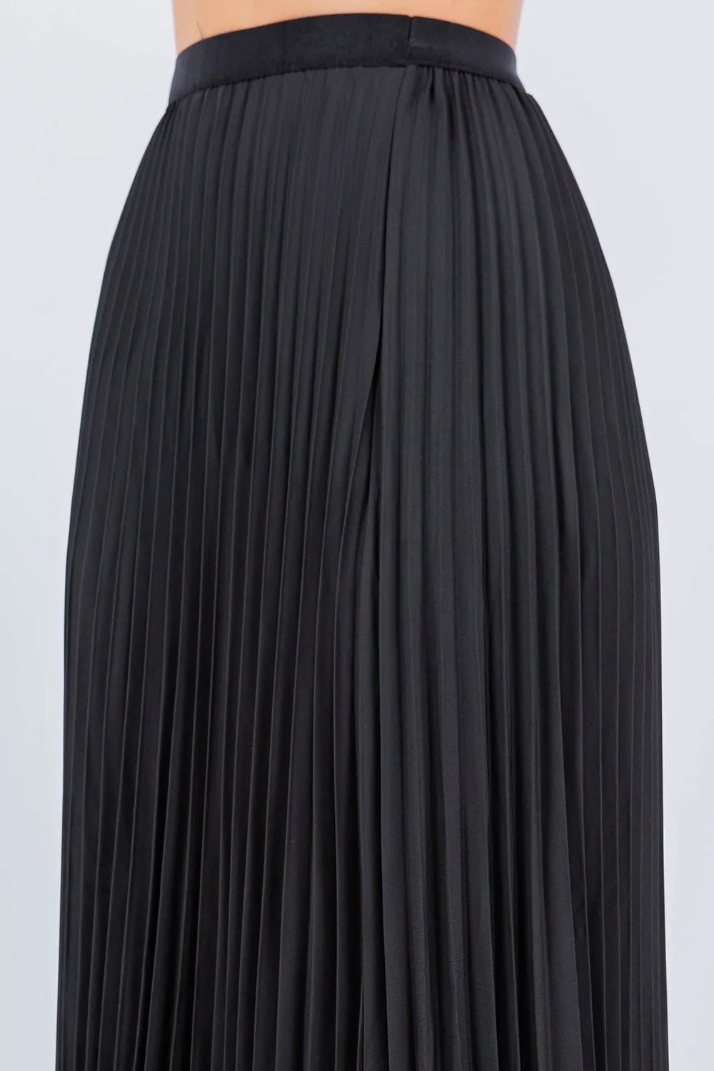 Long Pleated Skirt sold by Valencia Boutique product image thumbnail 4