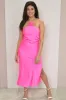 Rhinestone Strap Slip Dress sold by Valencia Boutique