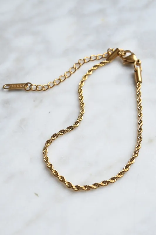 Rope Chain Bracelet made by Valencia Boutique