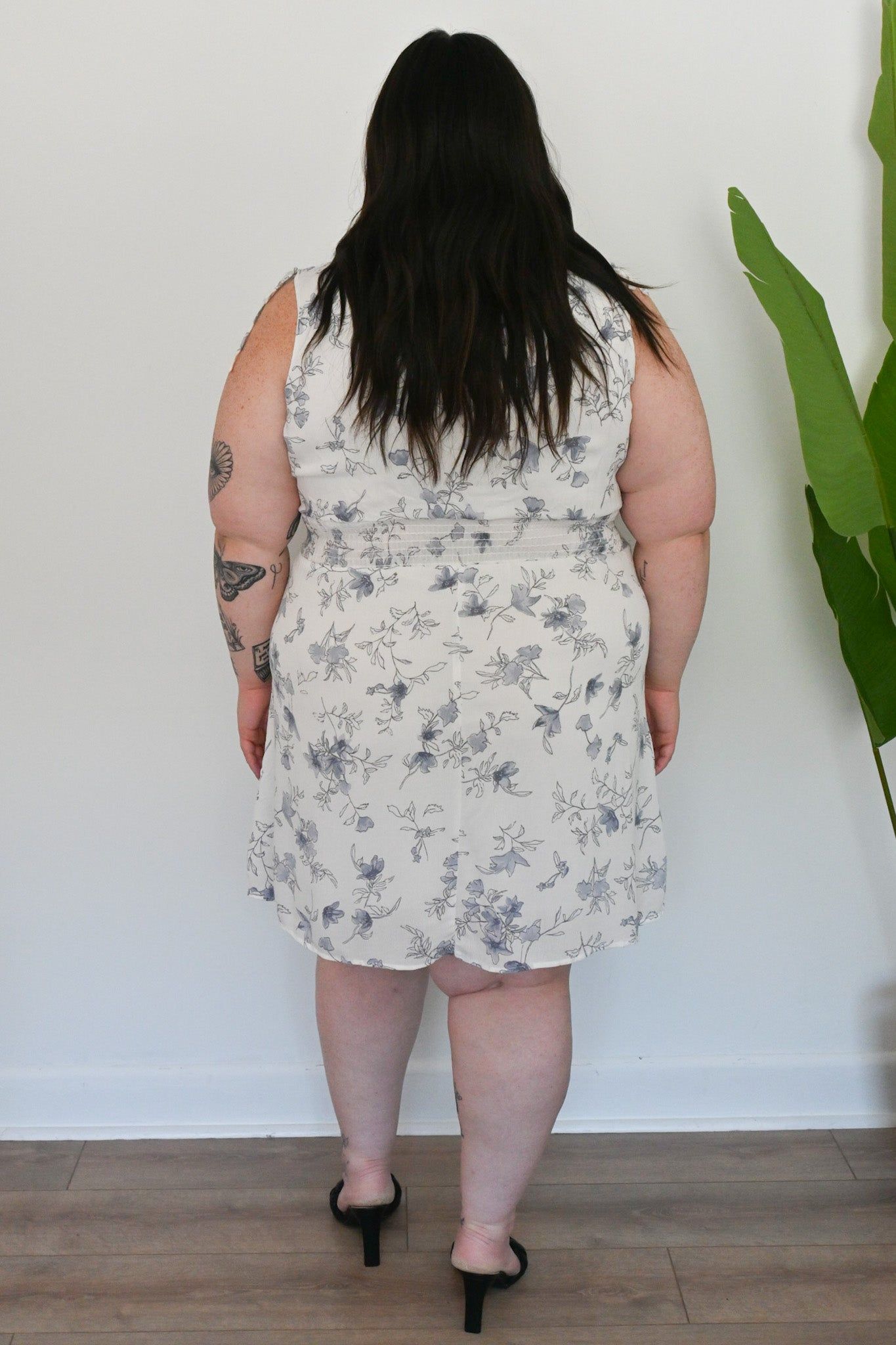 CURVE Floral Mini Dress sold by Valencia Boutique product image thumbnail 3
