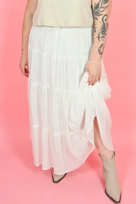 Tiered Maxi Skirt (S-3X) sold by Valencia Boutique
