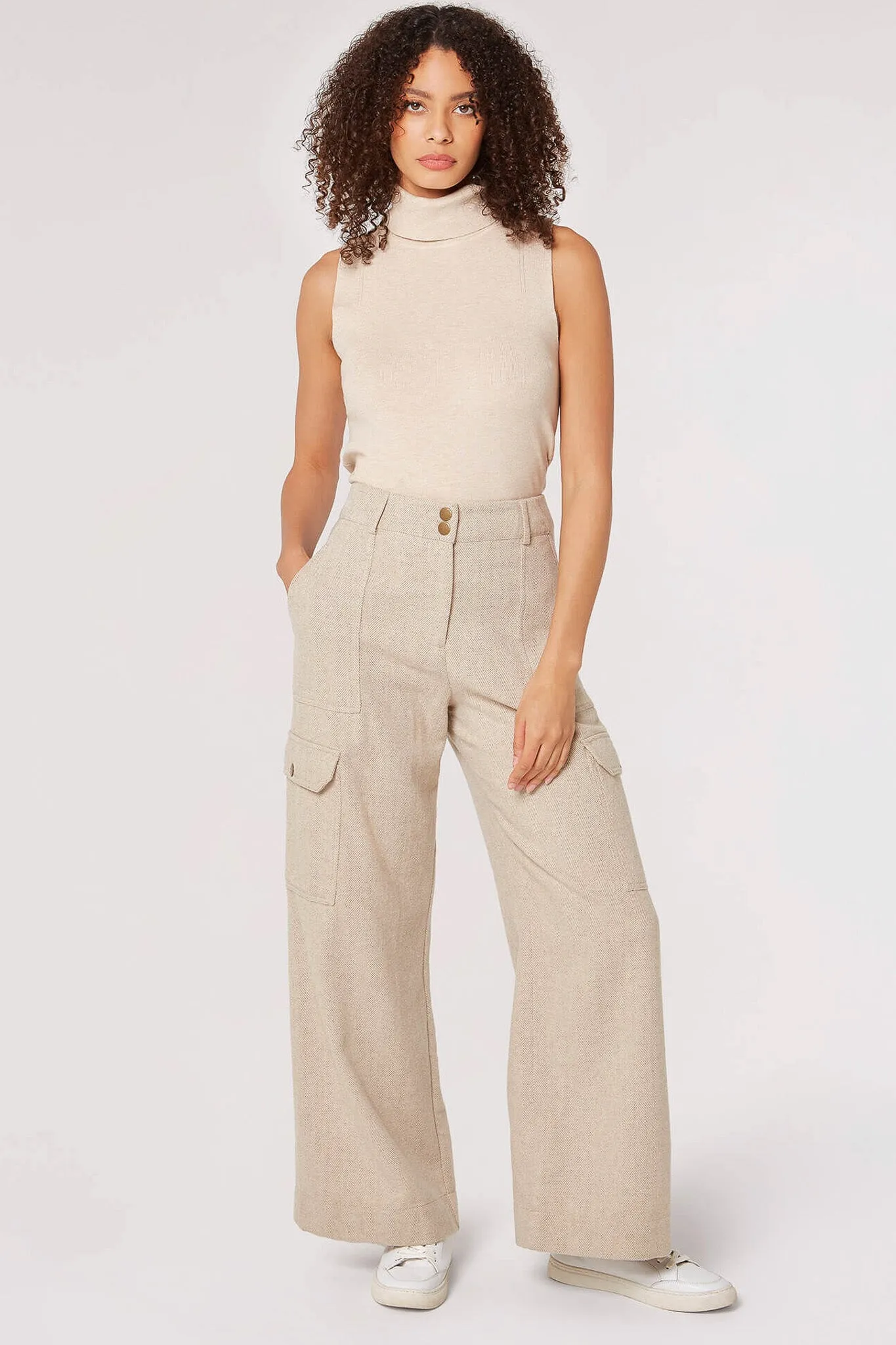 Wide Leg Cargo Trouser sold by Valencia Boutique