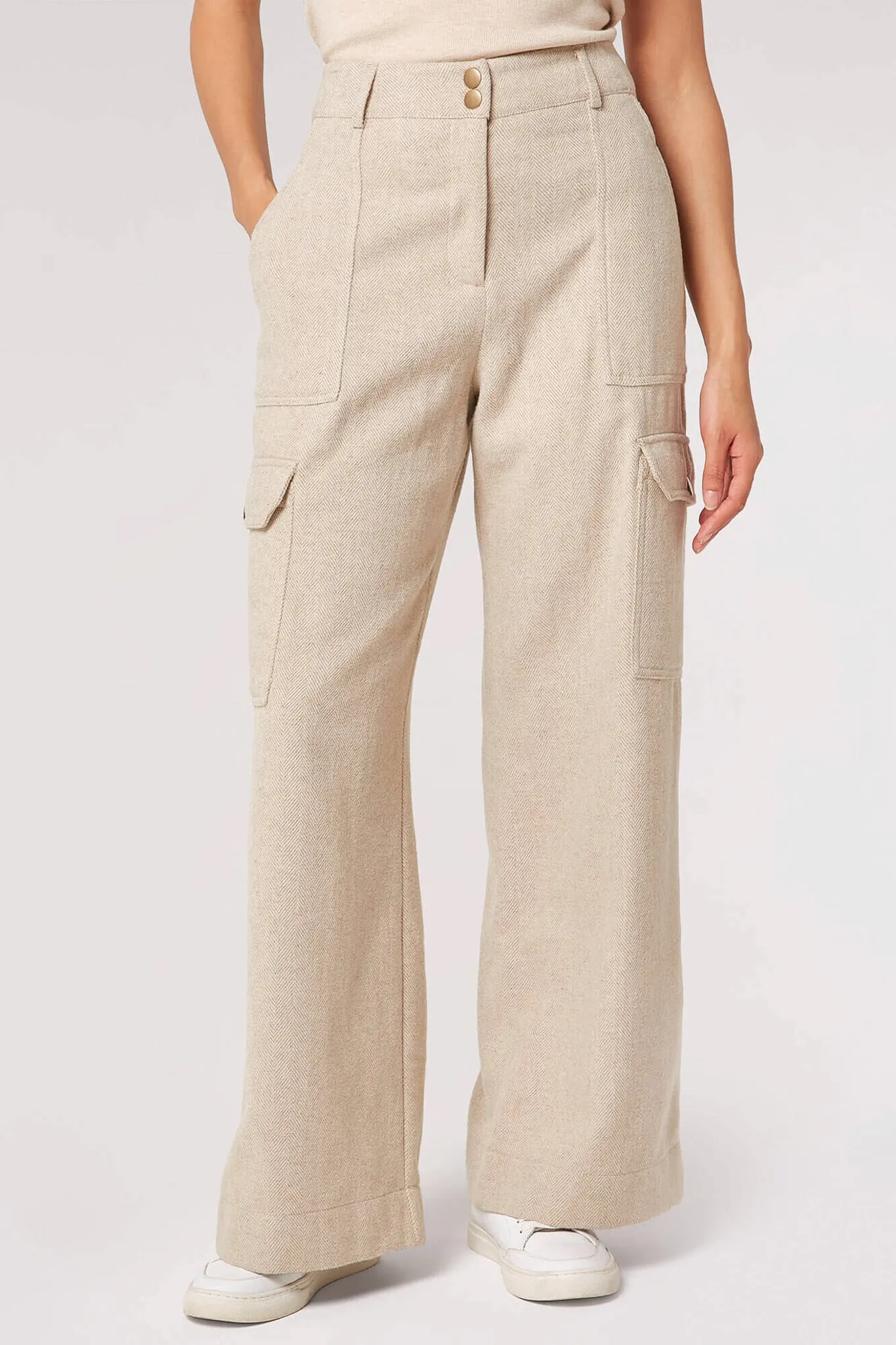 Wide Leg Cargo Trouser sold by Valencia Boutique product image thumbnail 2