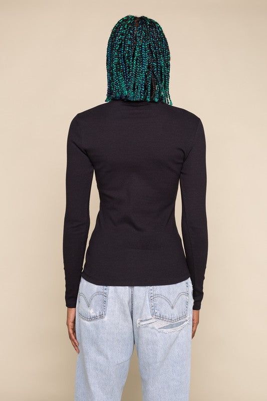 Ribbed LS Top sold by Valencia Boutique product image thumbnail 2