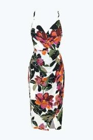 Floral Wrap Dress sold by Valencia Boutique product image thumbnail 3