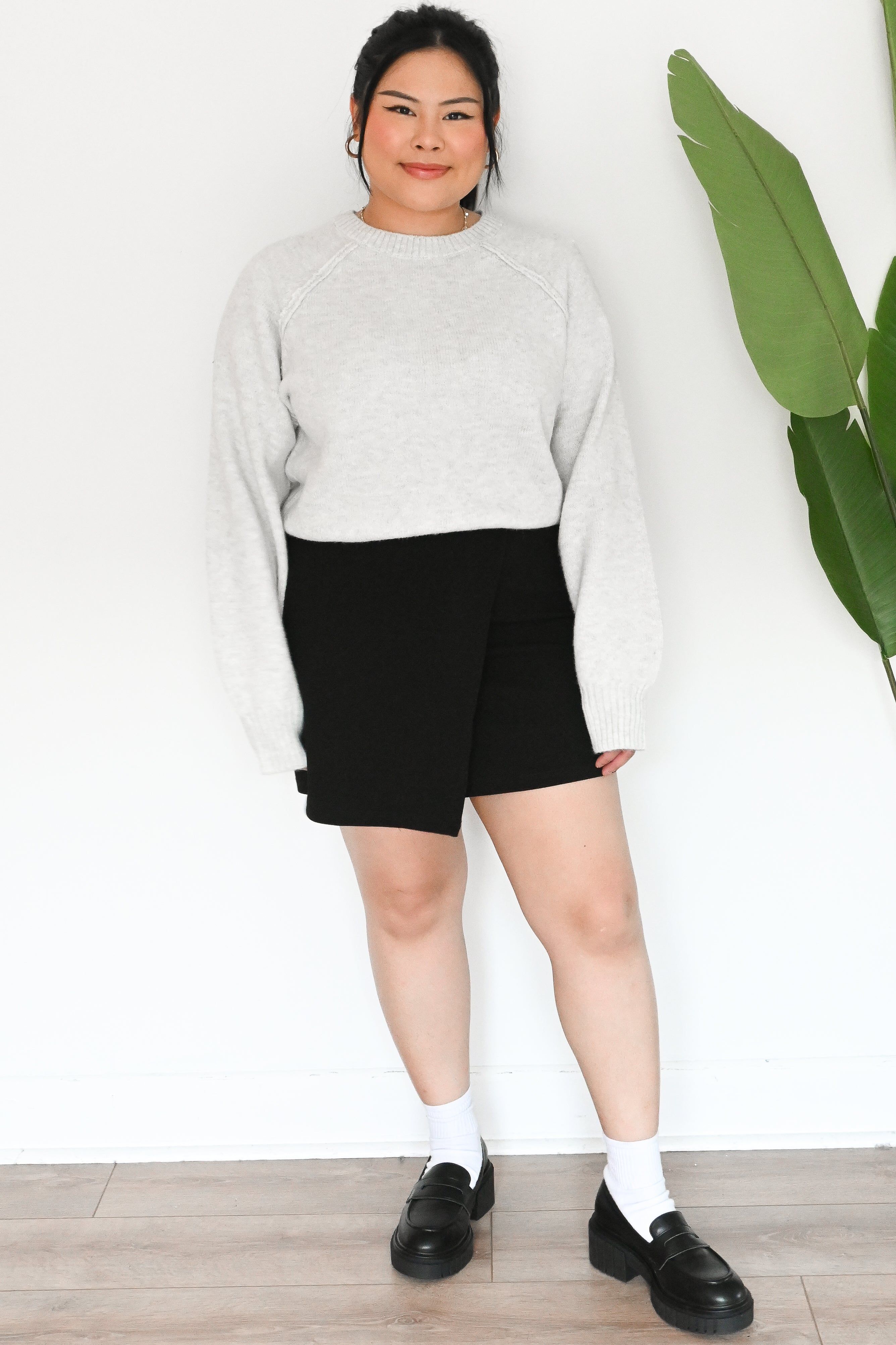 Knit Wrap Mini Skirt sold by Valencia Boutique product image thumbnail 2