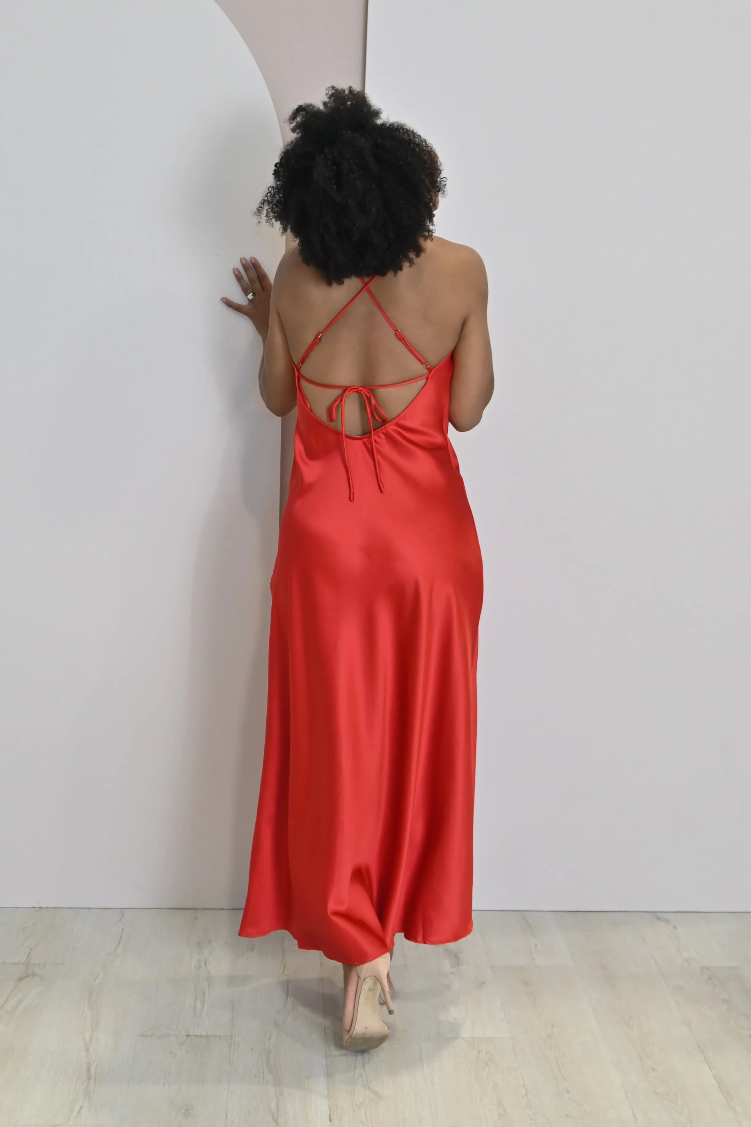 Cowl Neck Slip dress sold by Valencia Boutique product image thumbnail 2