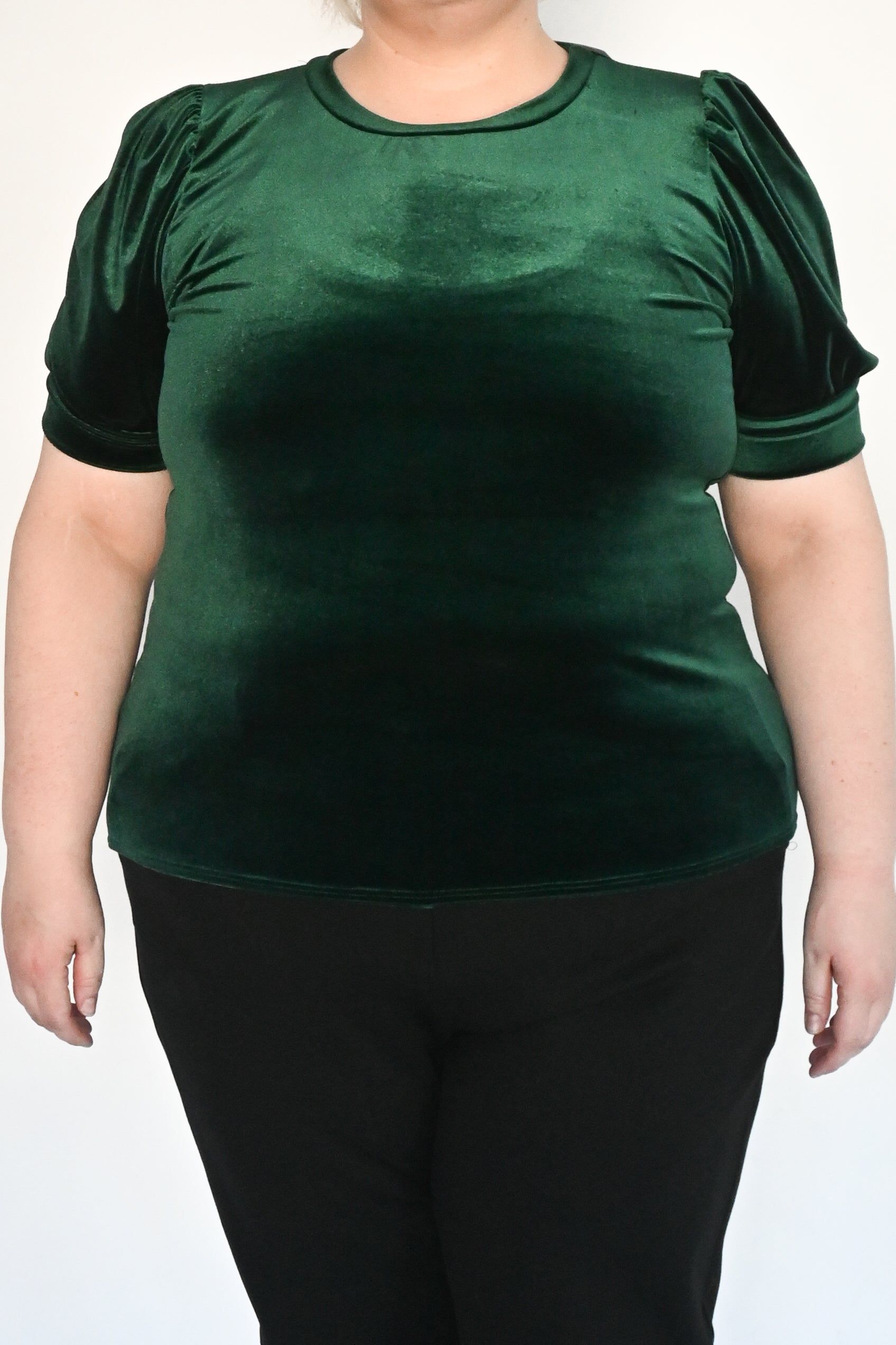 CURVE Velvet Top sold by Valencia Boutique product image thumbnail 3