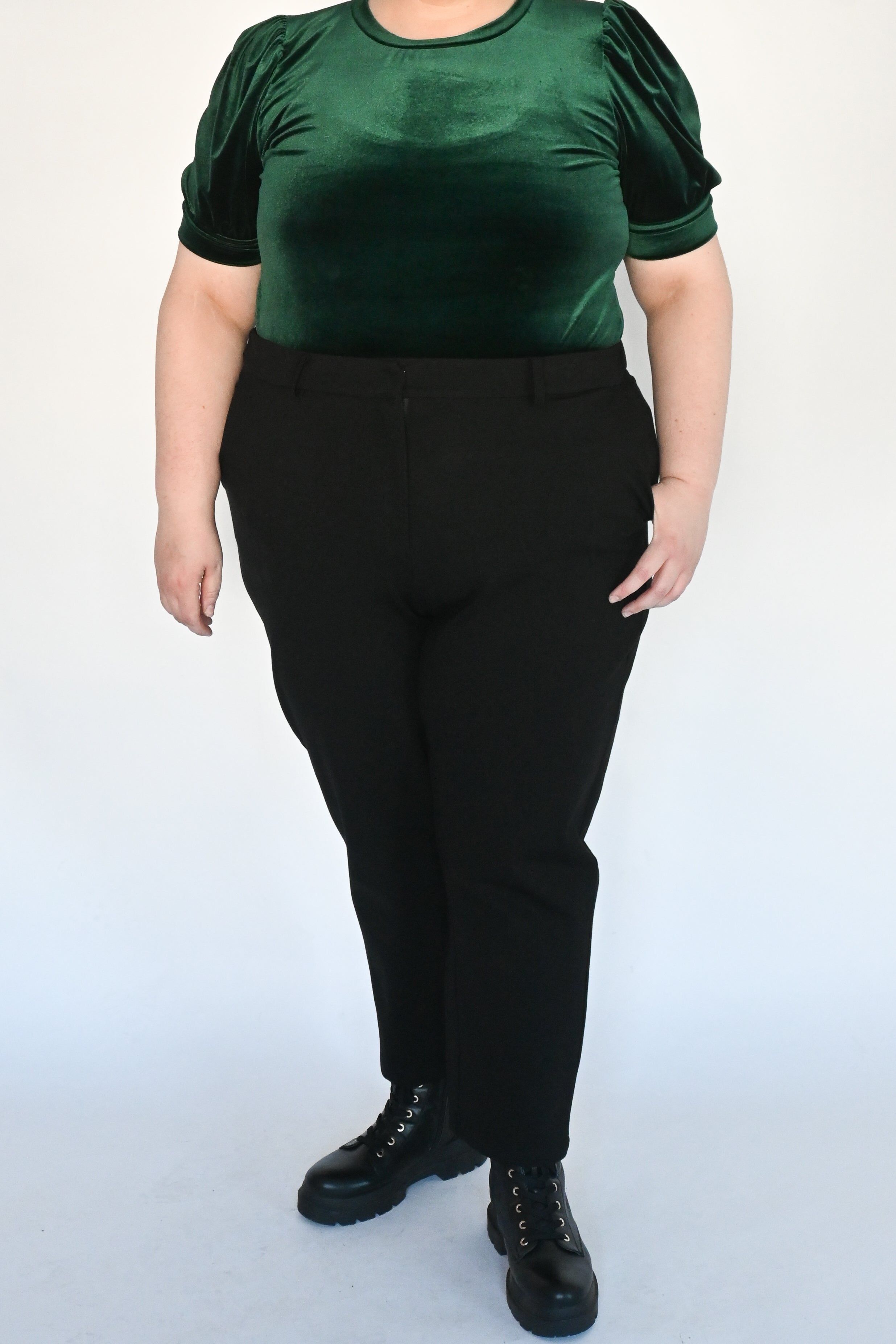 CURVE Velvet Top sold by Valencia Boutique product image thumbnail 4