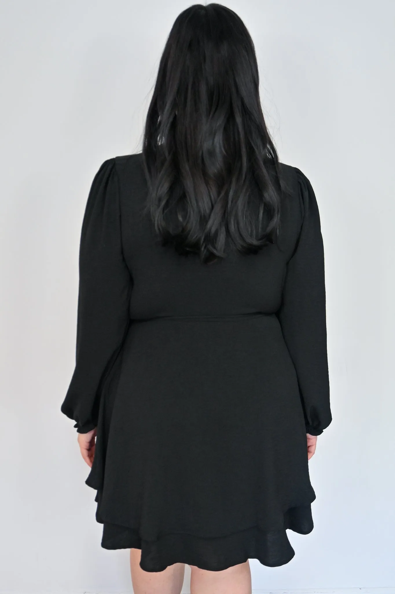 Long Sleeve Wrap Dress (S-3X) sold by Valencia Boutique product image thumbnail 5