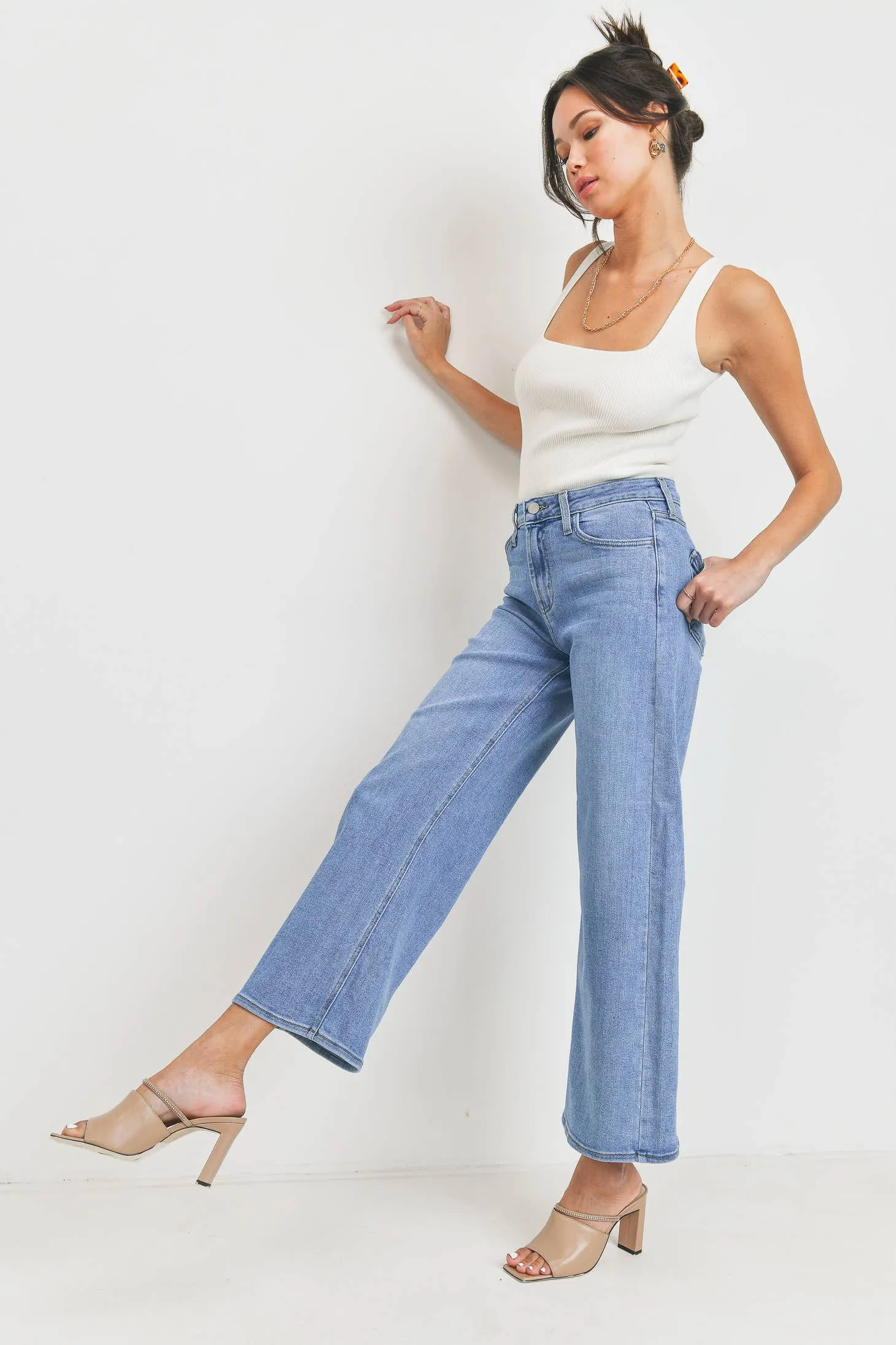 Julia Wide Leg Jean sold by Valencia Boutique product image thumbnail 3