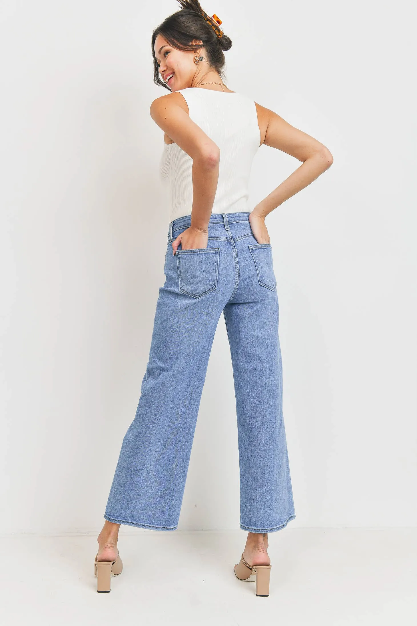 Julia Wide Leg Jean sold by Valencia Boutique product image thumbnail 2