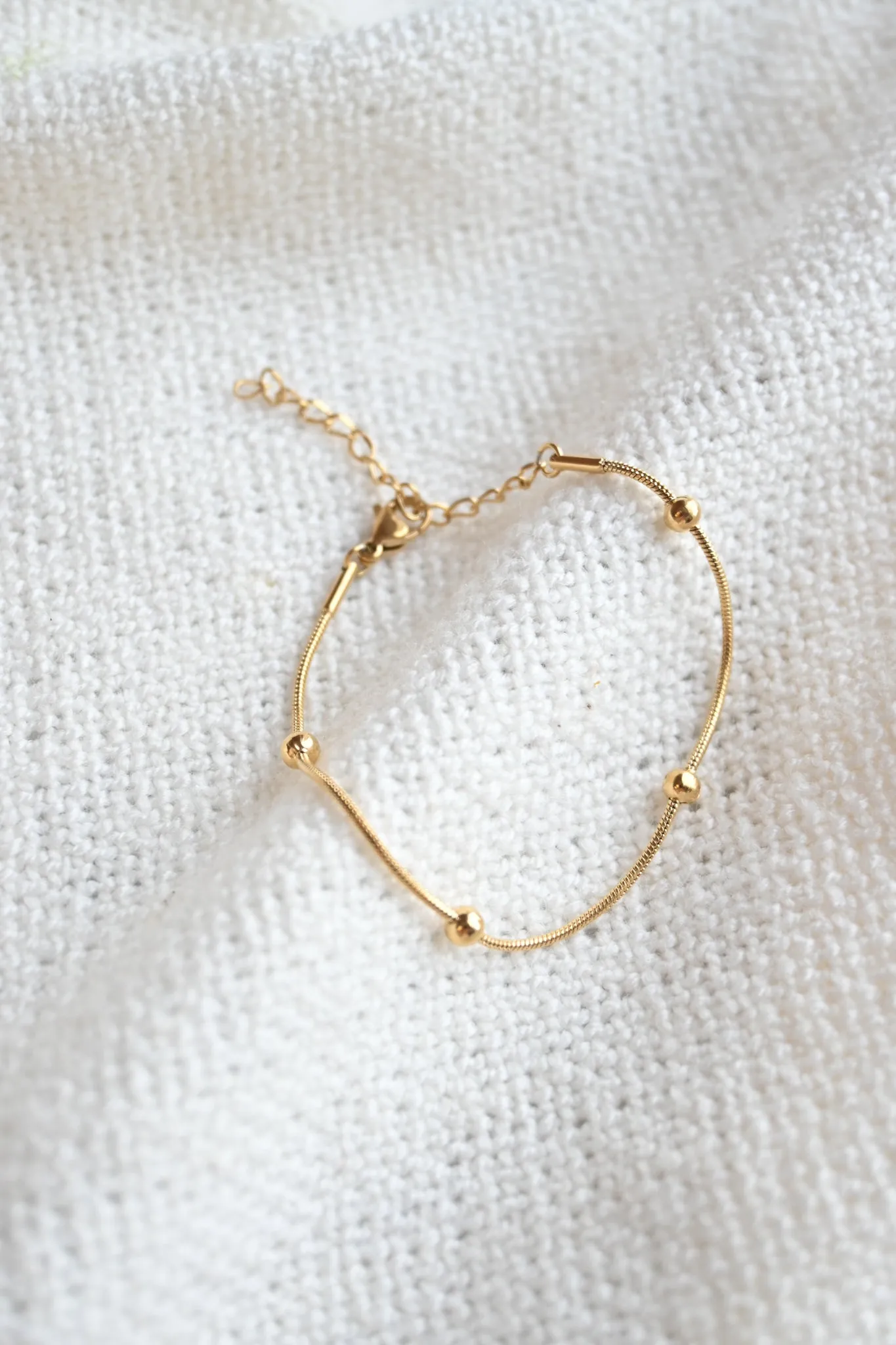 Sattelite Chain Bracelet sold by Valencia Boutique