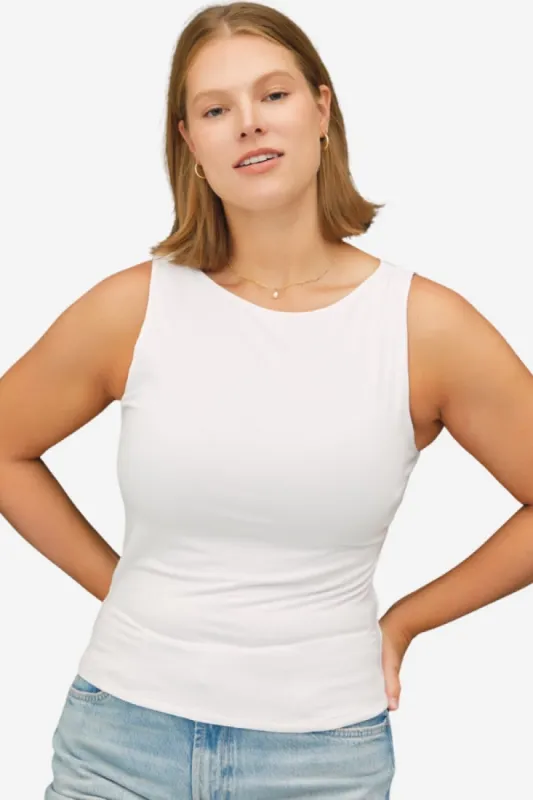 Boat Neck Tank (S-3X) sold by Valencia Boutique