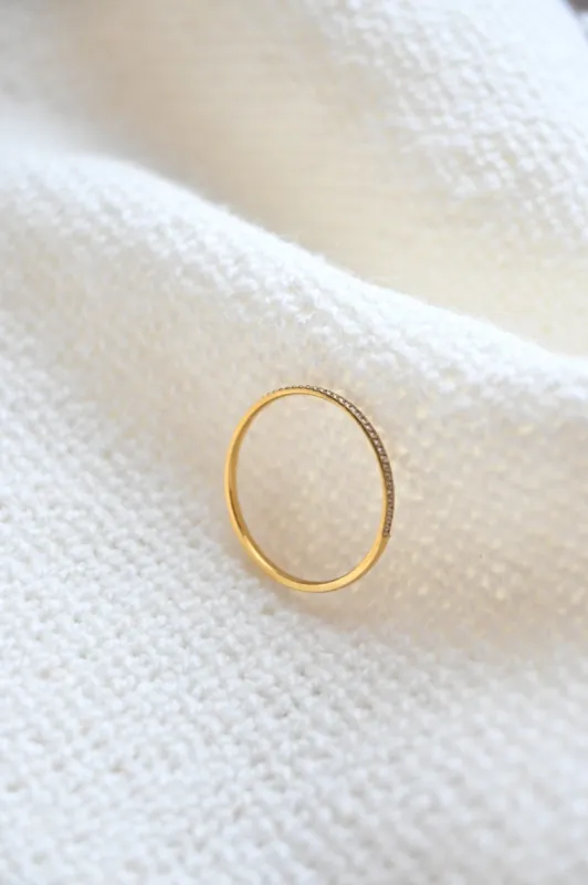 Micro Pave Ring sold by Valencia Boutique