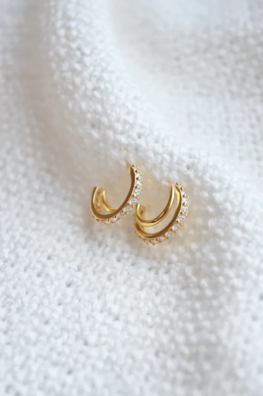 Circonia Micro Hoop Earring sold by Valencia Boutique