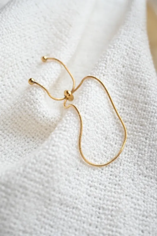 Minimalist adjustable Bracelet sold by Valencia Boutique