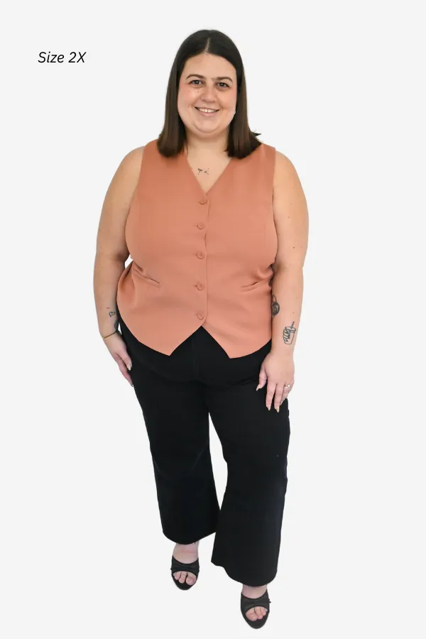 CURVE Suit Vest sold by Valencia Boutique product image thumbnail 4