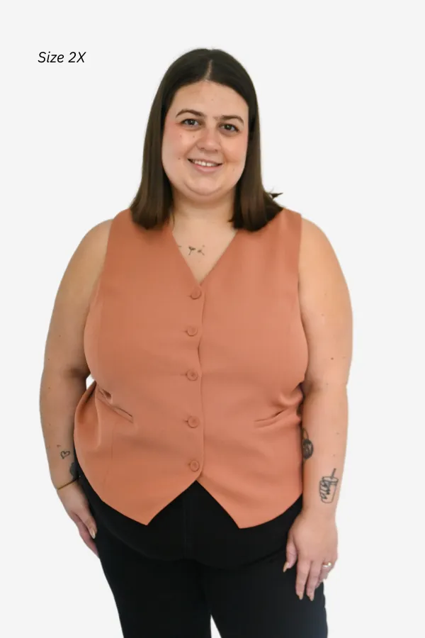 CURVE Suit Vest sold by Valencia Boutique product image thumbnail 3