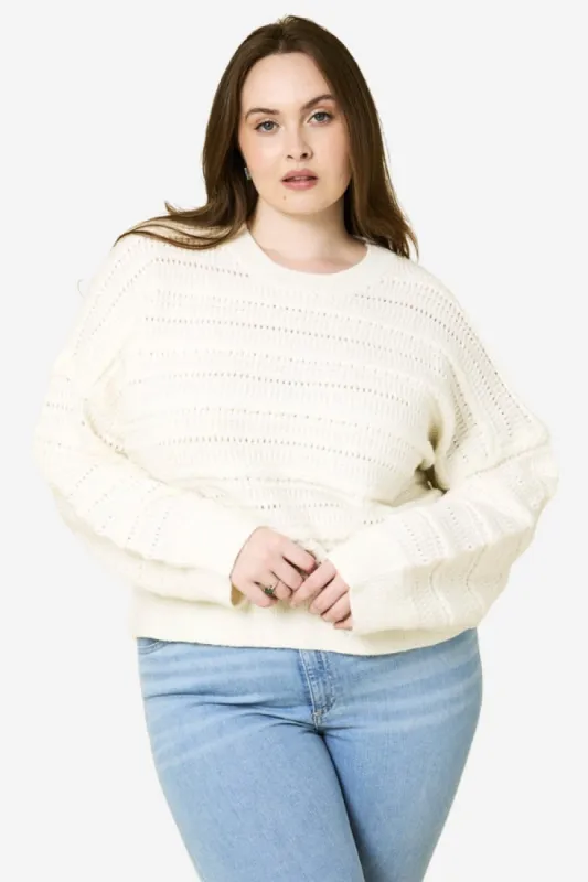 CURVE Open Knit Pullover sold by Valencia Boutique