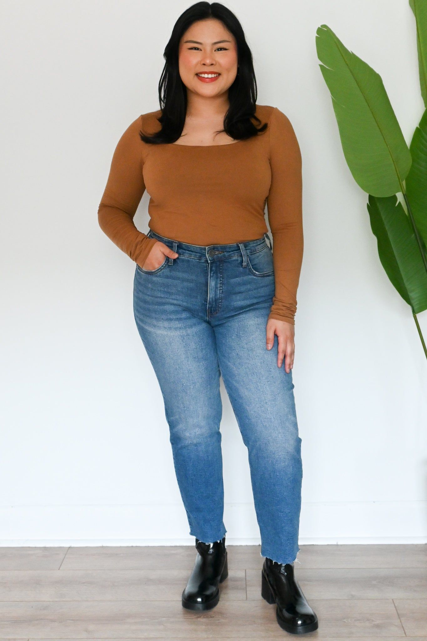 Square Neck Bodysuit sold by Valencia Boutique product image thumbnail 2