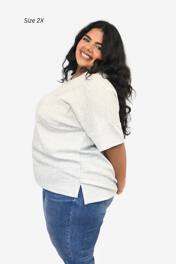 CURVE Boxy Tee sold by Valencia Boutique product image thumbnail 3