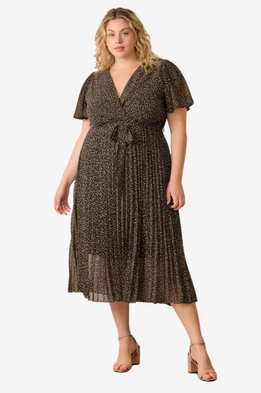 CURVE Pleated Skirt Midi Dress sold by Valencia Boutique