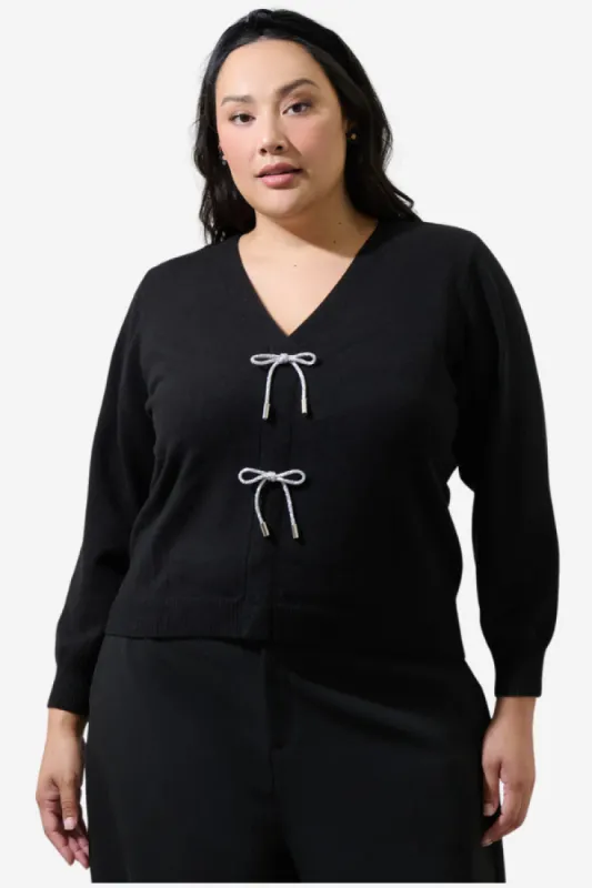 CURVE Bow Sweater sold by Valencia Boutique