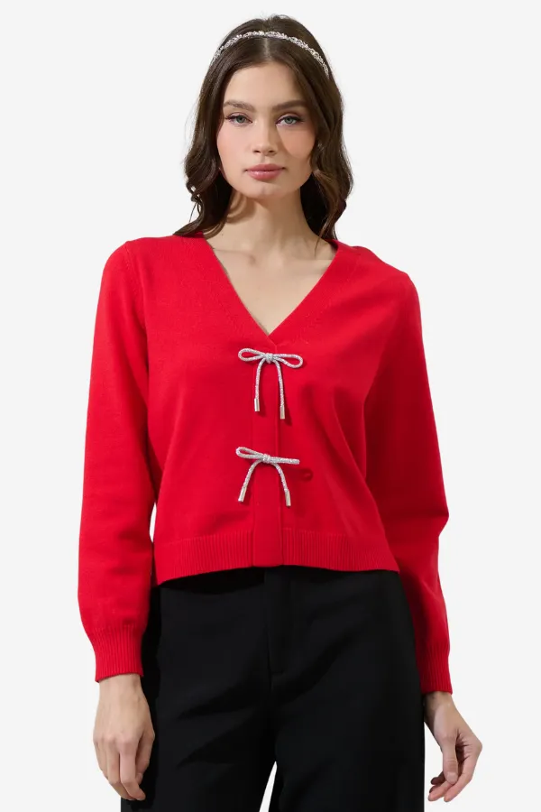 Bow Sweater sold by Valencia Boutique