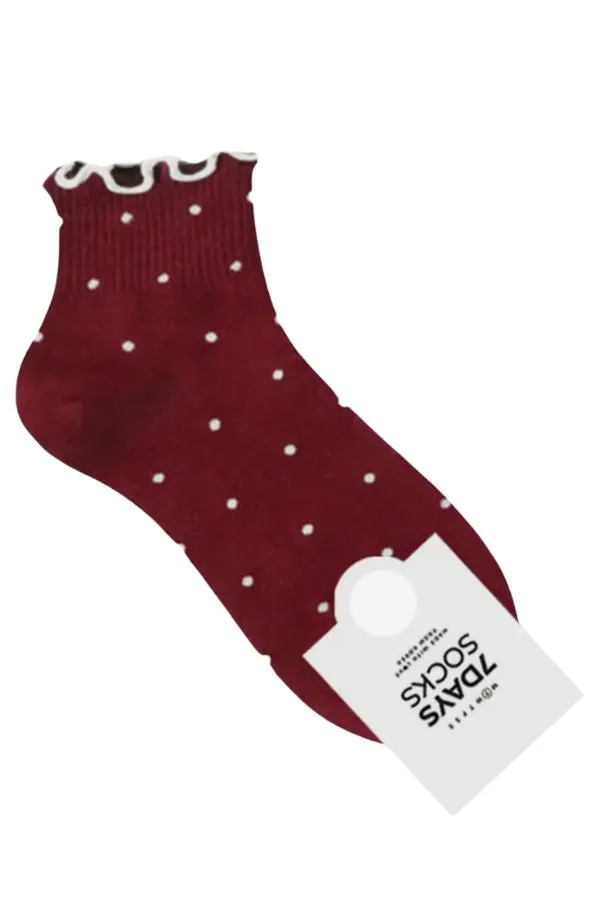 Polka Dot Socks (2 Colours) sold by Valencia Boutique product image thumbnail 2