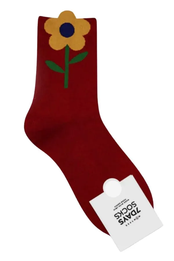 Flower Socks (2 Colours) sold by Valencia Boutique product image thumbnail 2