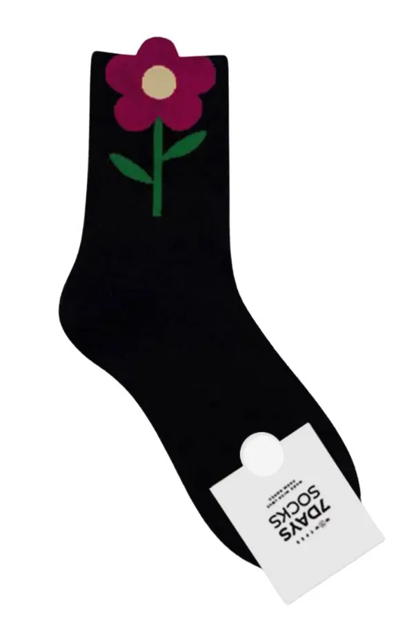 Flower Socks (2 Colours) sold by Valencia Boutique product image thumbnail 3