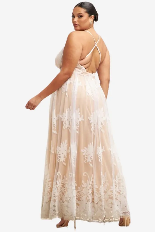 CURVE Backless Maxi Dress sold by Valencia Boutique product image thumbnail 2
