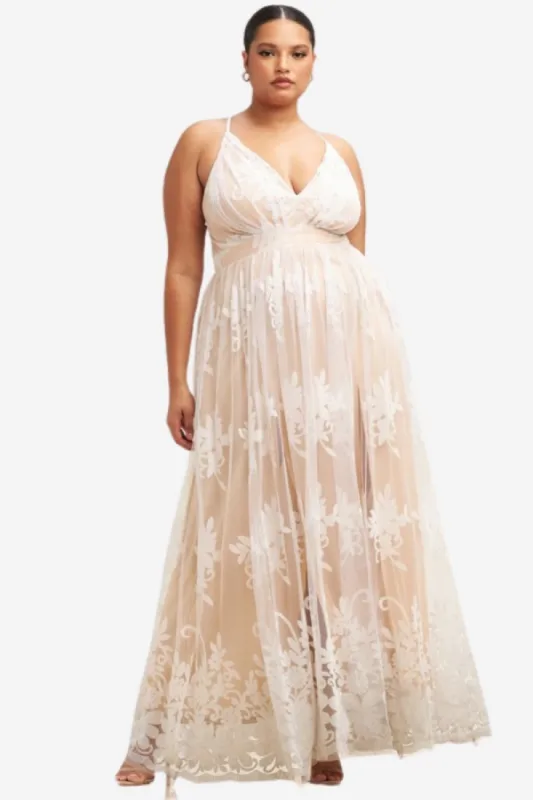 CURVE Backless Maxi Dress sold by Valencia Boutique