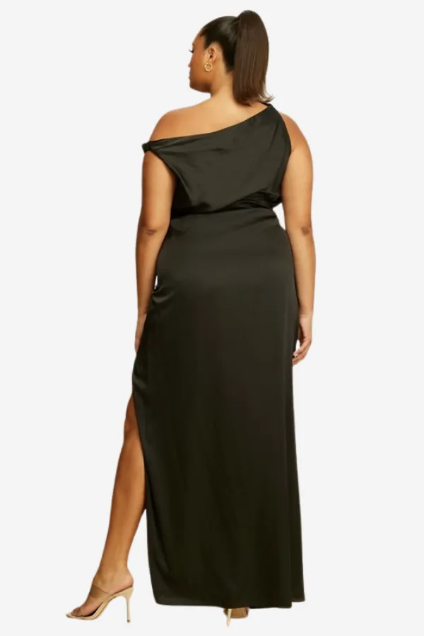 CURVE Shana Satin Maxi Dress sold by Valencia Boutique product image thumbnail 2