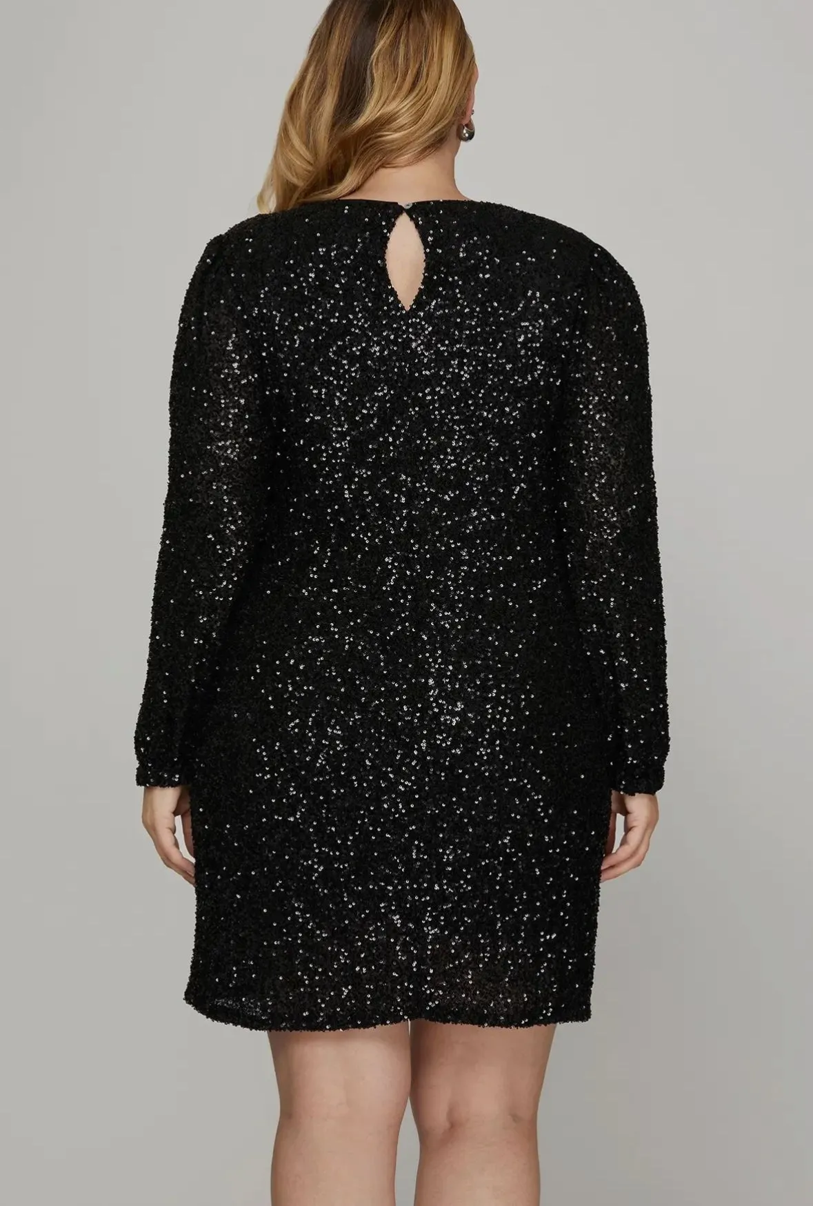 CURVE Sequin Shift Dress sold by Valencia Boutique product image thumbnail 2