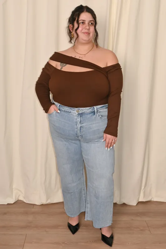 CURVE Cut Out Bodysuit sold by Valencia Boutique