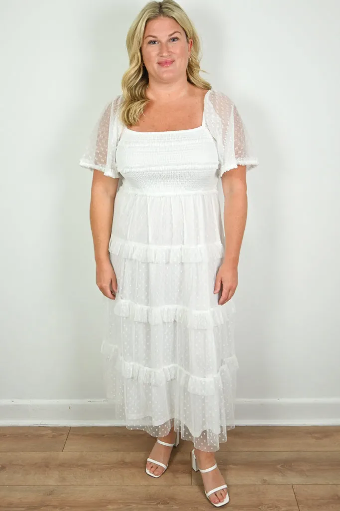 Romantic Midi Dress (S-3X) sold by Valencia Boutique