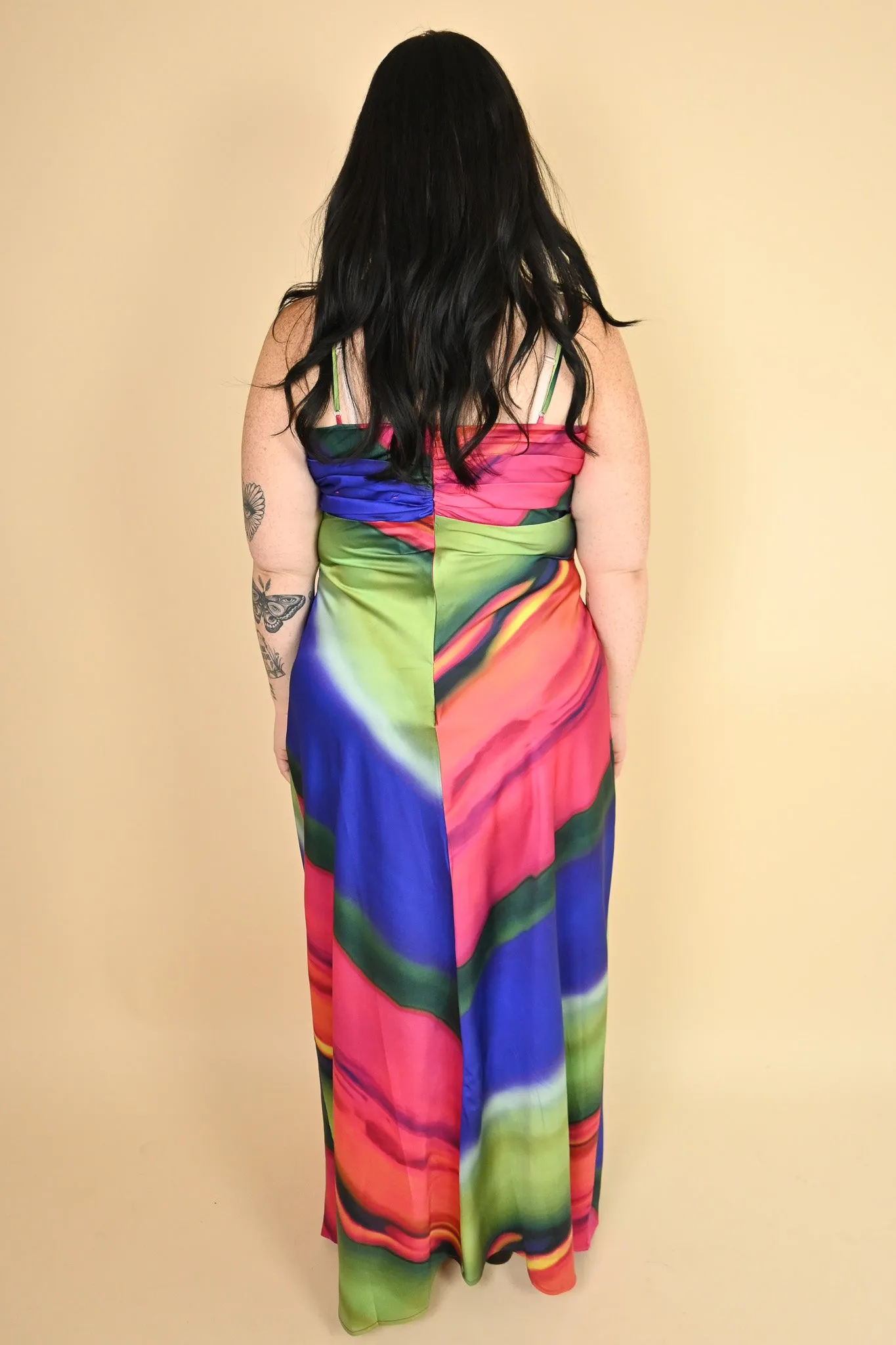 Rainbow Maxi Dress (S-2X) sold by Valencia Boutique product image thumbnail 5